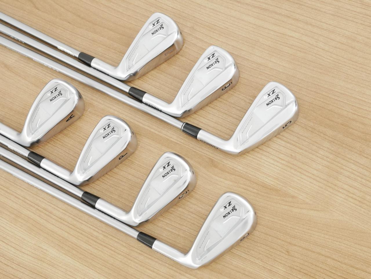 Iron set : Other Brand : ชุดเหล็ก Srixon ZX4 MK II (รุ่นปี 2023 ตีง่าย ไกล) มีเหล็ก 5-Pw,Aw (7 ชิ้น) ก้านกราไฟต์ Mitsubishi Diamana ZX-II 60 Flex S