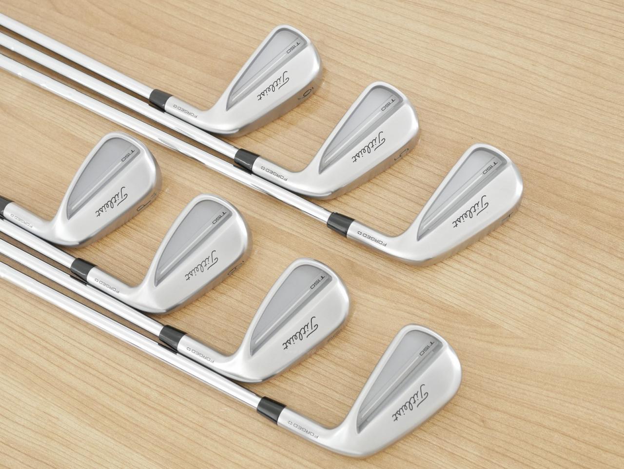 Iron set : Titleist : ชุดเหล็ก Titleist T150 Forged (รุ่นล่าสุด ออกปี 2025 นุ่ม แน่น คม) มีเหล็ก 4-Pw (7 ชิ้น) ก้านเหล็ก NS Pro Modus 105 Flex S