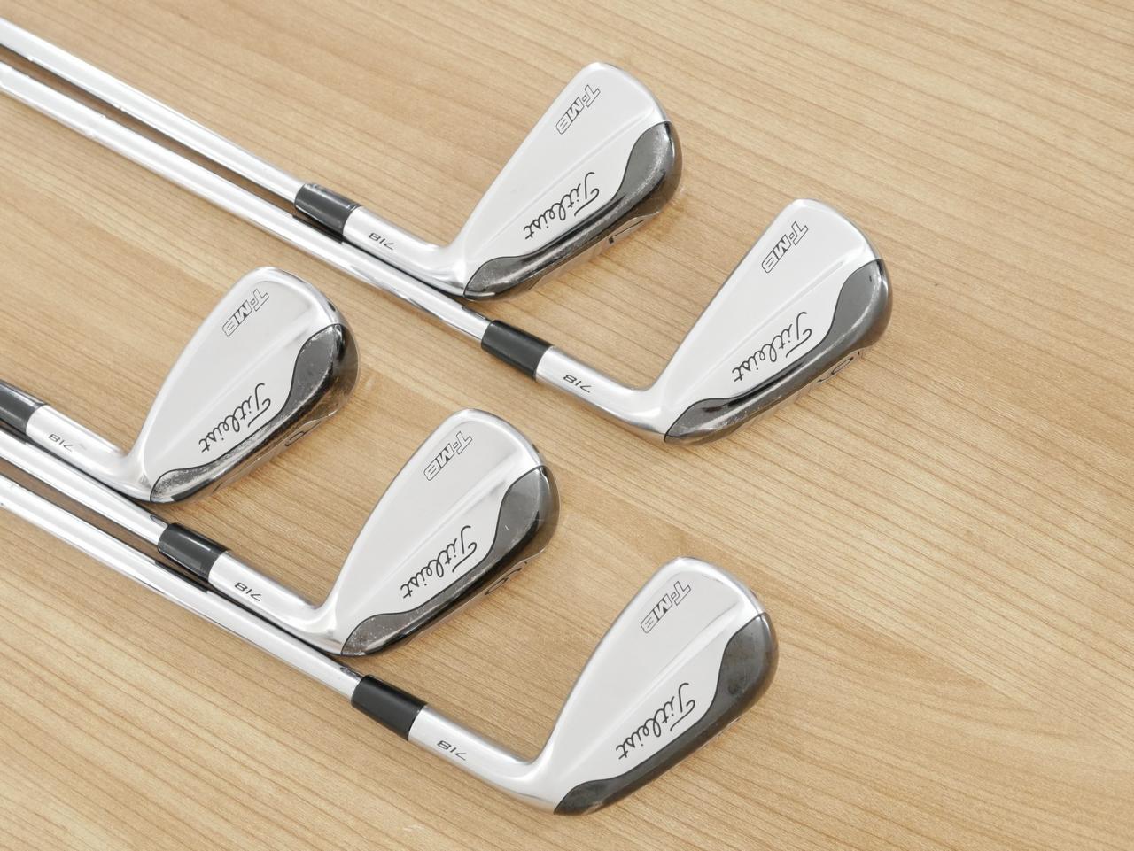 Iron set : Titleist : ชุดเหล็ก Titleist 718 T-MB Forged (ออกปี 2018) มีเหล็ก 6-Pw (5 ชิ้น) ก้านเหล็ก Dynamic Gold Tour Issue X100