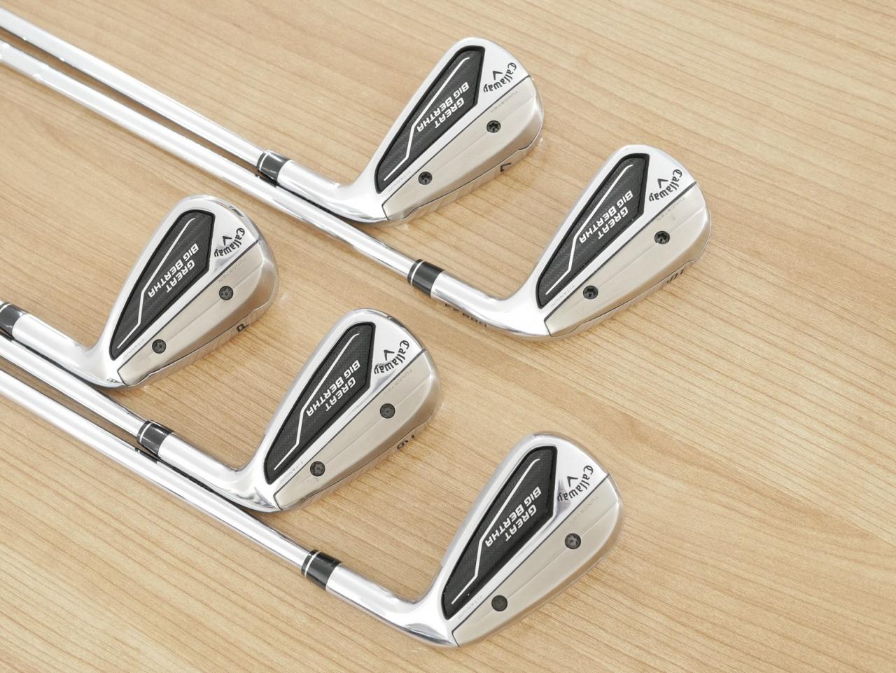 Iron set : Callaway : ชุดเหล็ก Callaway Great Big Bertha (ออกปี 2023 Japan Spec แพงสุด ตีง่ายสุด ไกล) มีเหล็ก 6-Pw (5 ชิ้น) ก้านเหล็ก NS Pro 950 NEO Flex S