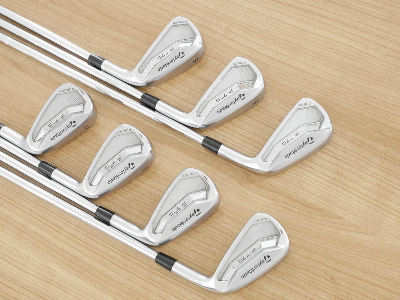 Iron set : Taylormade : ชุดเหล็ก Taylormade P770 Forged (ปี 2018 นุ่ม แน่น) มีเหล็ก 4-Pw (7 ชิ้น) ก้านเหล็ก NS Pro Modus 115 Flex S