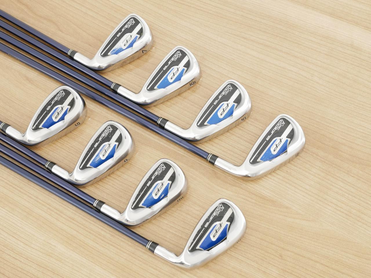 Iron set : Other Brand : ชุดเหล็ก Cobra FP (ใบใหญ่ ตีง่าย) มีเหล็ก 4-Pw,Gw (8 ชิ้น) ก้านกราไฟต์ Flex S