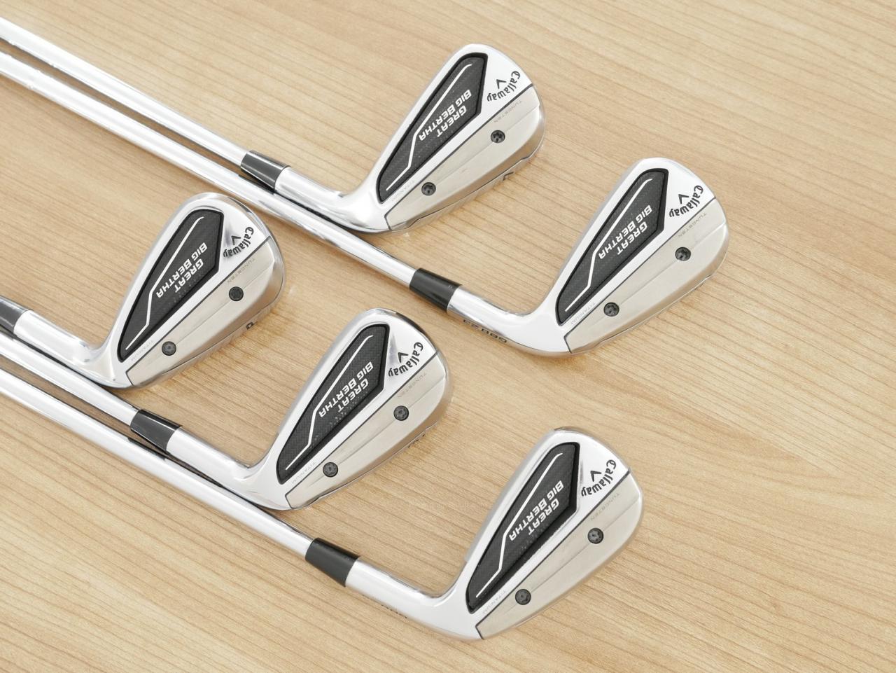 Iron set : Callaway : ชุดเหล็ก Callaway Great Big Bertha (ออกปี 2023 Japan Spec แพงสุด ตีง่ายสุด ไกล) มีเหล็ก 6-Pw (5 ชิ้น) ก้านเหล็ก NS Pro 950 NEO Flex S