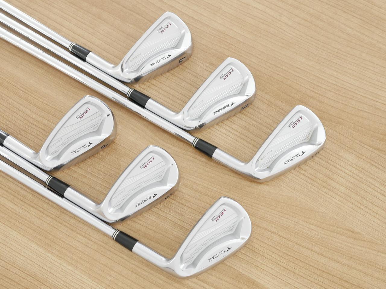 Iron set : Tourstage : ชุดเหล็ก Tourstage X-Blade 703 (Forged) มีเหล็ก 5-Pw (6 ชิ้น) ก้านเหล็ก NS Pro 950 Flex S