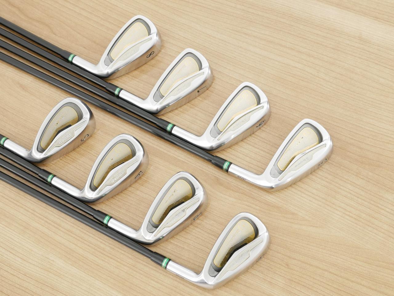 Iron set : Katana : ชุดเหล็ก Katana Sword Izu Max 230 (Forged) มีเหล็ก 5-Pw,Aw,Sw (8 ชิ้น) ก้านกราไฟต์ Flex R