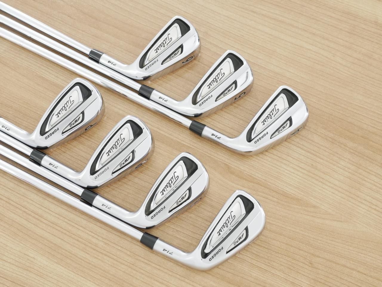 Iron set : Titleist : ชุดเหล็ก Titleist AP2 714 Forged มีเหล็ก 4-Pw (7 ชิ้น) ก้านเหล็ก Dynamic Gold Tour Issue