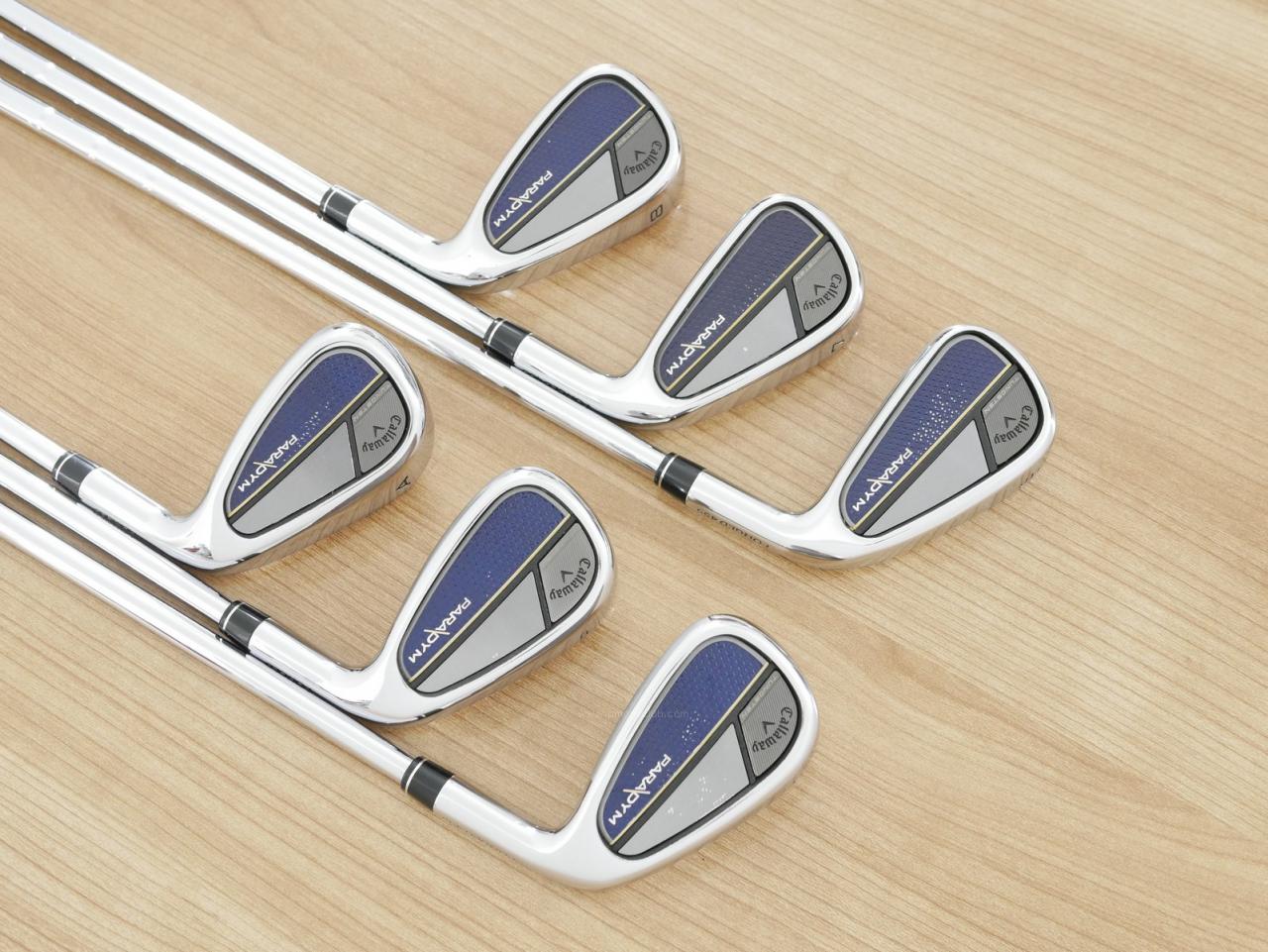 Iron set : Callaway : ชุดเหล็ก Callaway Paradym (ออกปี 2023 Japan Spec.) มีเหล็ก 6-Pw,Aw (6 ชิ้น) ก้านเหล็ก NS Pro 950 NEO Flex S
