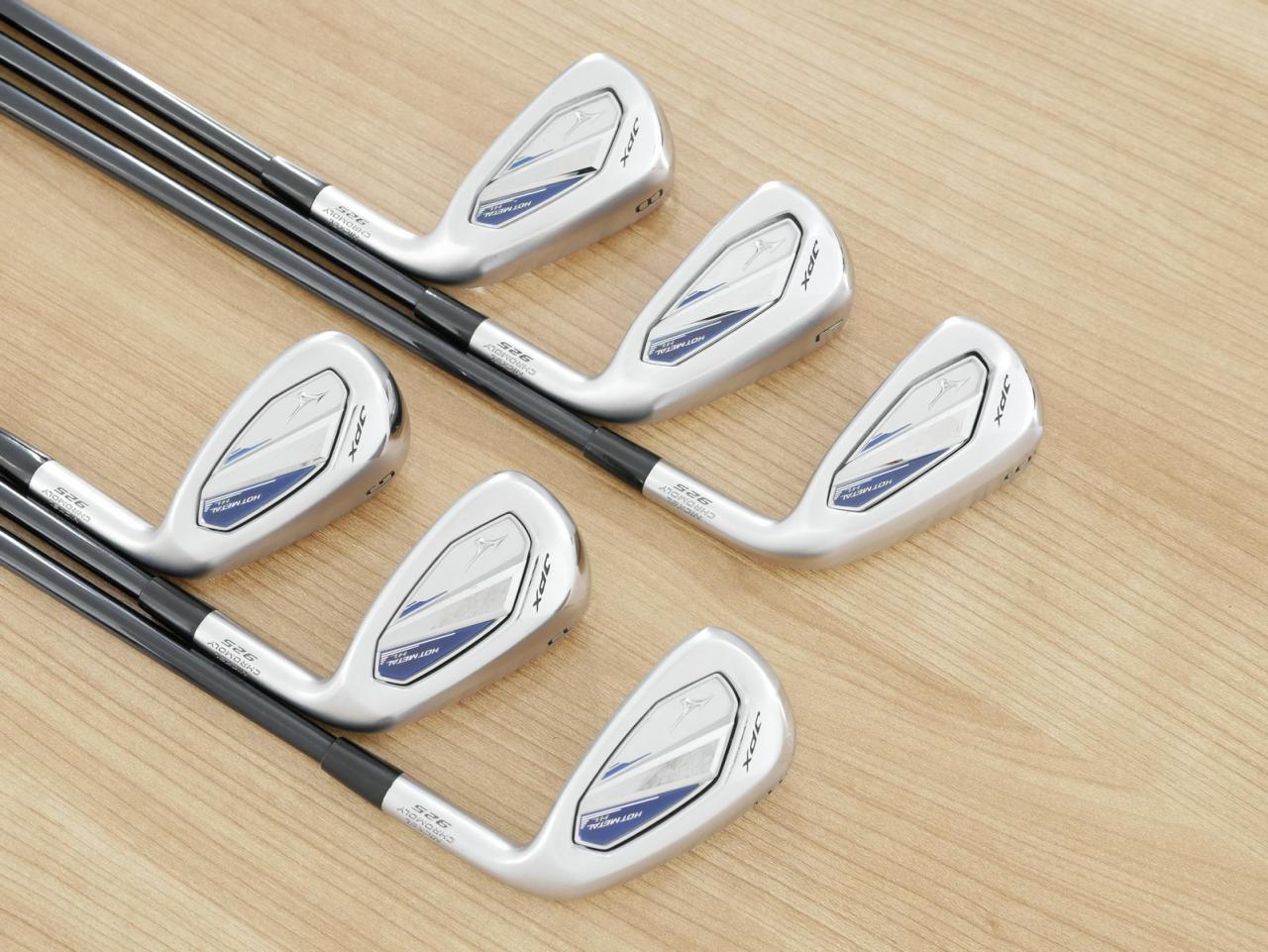 Iron set : Mizuno : ชุดเหล็ก Mizuno JPX 925 Hot Metal HL (รุ่นล่าสุด ออกปี 2024 ตัวท๊อป ตีง่าย นุ่ม ไกลมาก) มีเหล็ก 6-Pw,Aw (6 ชิ้น) ก้านกราไฟต์ Flex R
