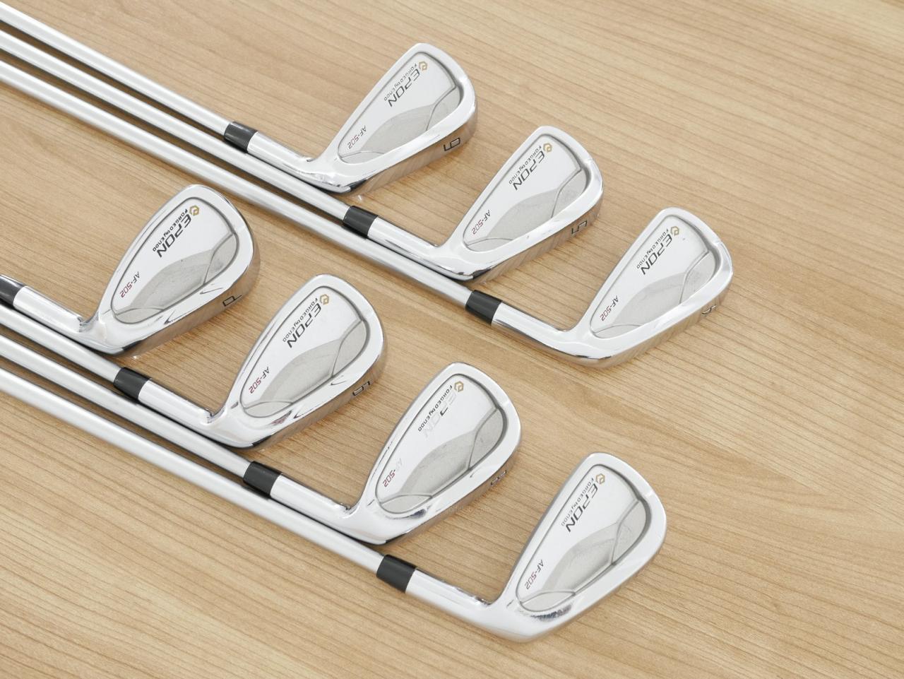 Iron set : Epon : ชุดเหล็ก EPON AF-502 Forged มีเหล็ก 4-Pw (7 ชิ้น) ก้านกราไฟต์ Roddio I-8 Flex SR