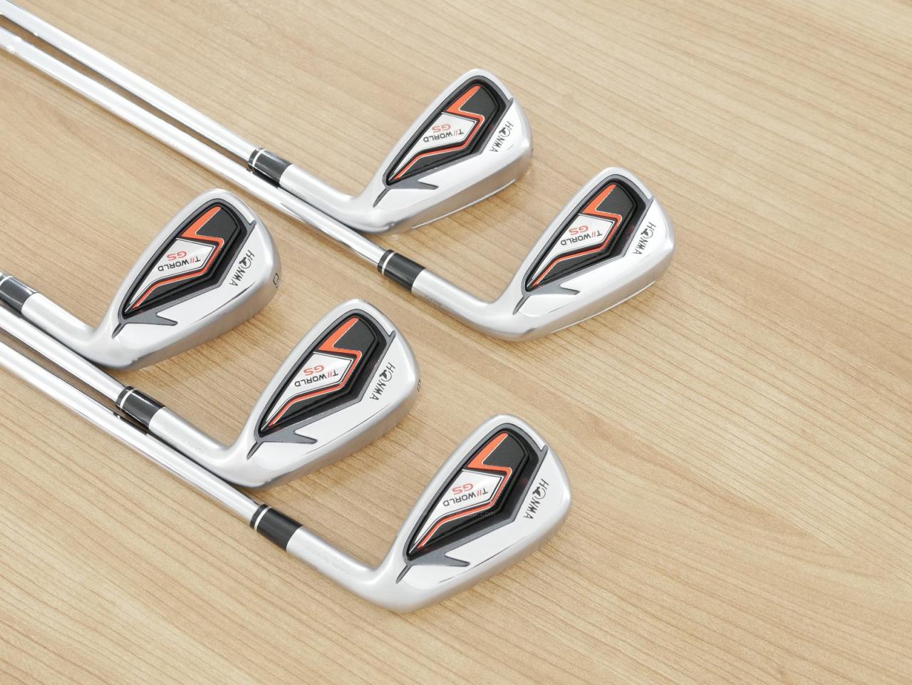 Iron set : Honma : ชุดเหล็ก Honma Tour World GS (ออกปี 2021 ใบใหญ่ ตีง่าย ไกล) มีเหล็ก 6-10 (5 ชิ้น) ก้านเหล็ก NS Pro 950 NEO Flex R