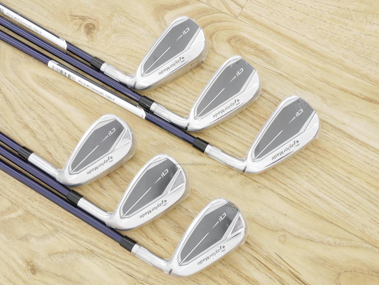 Iron set : Taylormade : **ของใหม่ ยังไม่แกะพลาสติก** ชุดเหล็ก Taylormade Qi (รุ่นล่าสุด ออกปี 2024 Japan Spec.) มีเหล็ก 5-Pw (6 ชิ้น) ก้านกราไฟต์ Mitsubishi Diamana TM60 Flex R