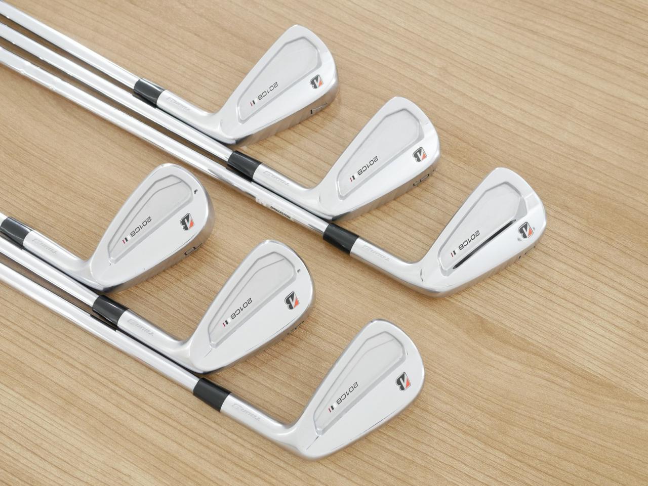 Iron set : Bridgestone : ชุดเหล็ก Bridgestone Tour B 201CB Forged (รุ่นปี 2021 นุ่ม แน่น คม) มีเหล็ก 5-Pw (6 ชิ้น) ก้านเหล็ก NS Pro Modus 105 Flex S
