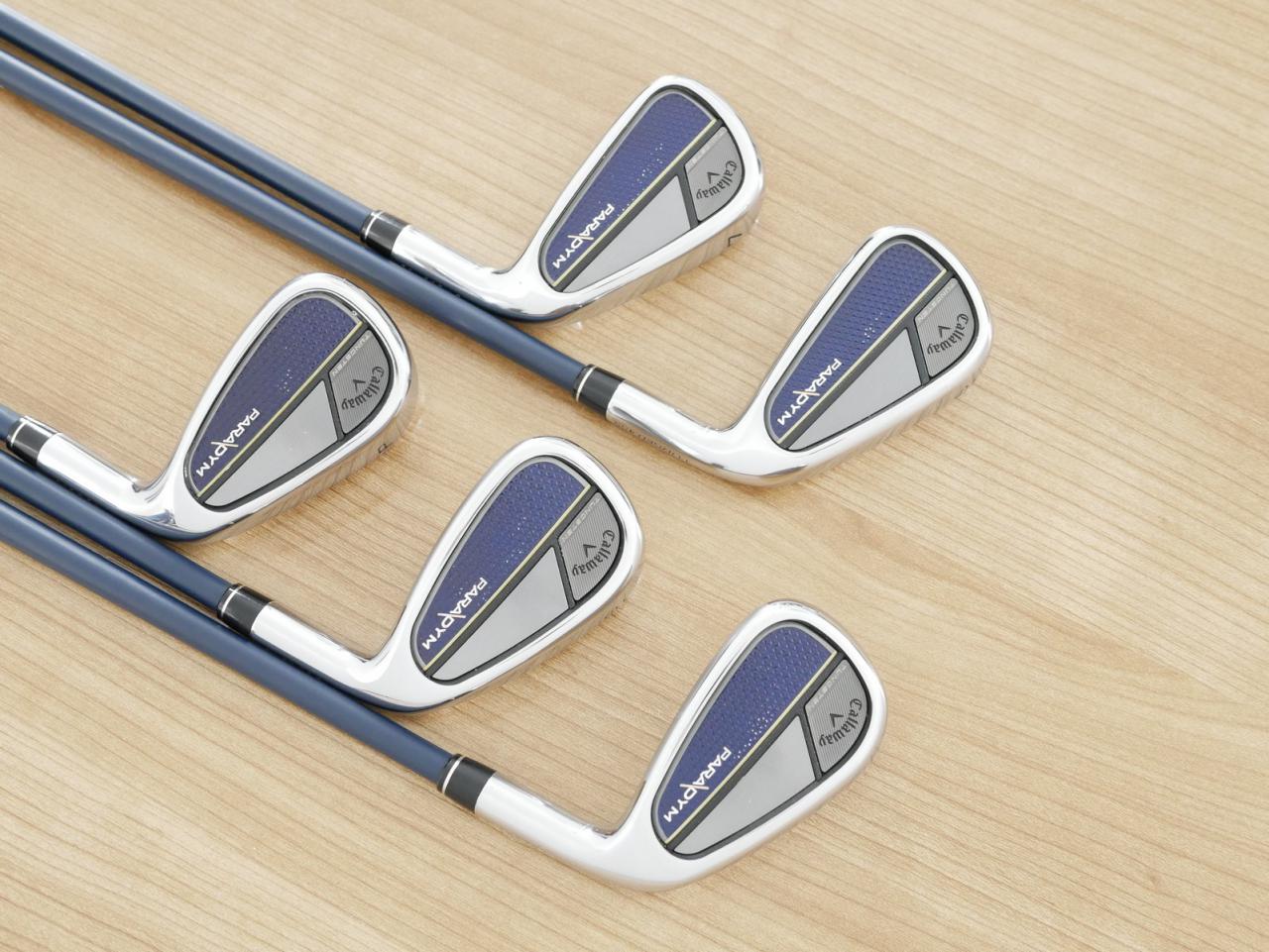 Iron set : Callaway : ชุดเหล็ก Callaway Paradym (รุ่นปี 2023 Japan Spec.) มีเหล็ก 6-Pw (5 ชิ้น) ก้านกราไฟต์ Fujikura VENTUS TR 5 Flex R