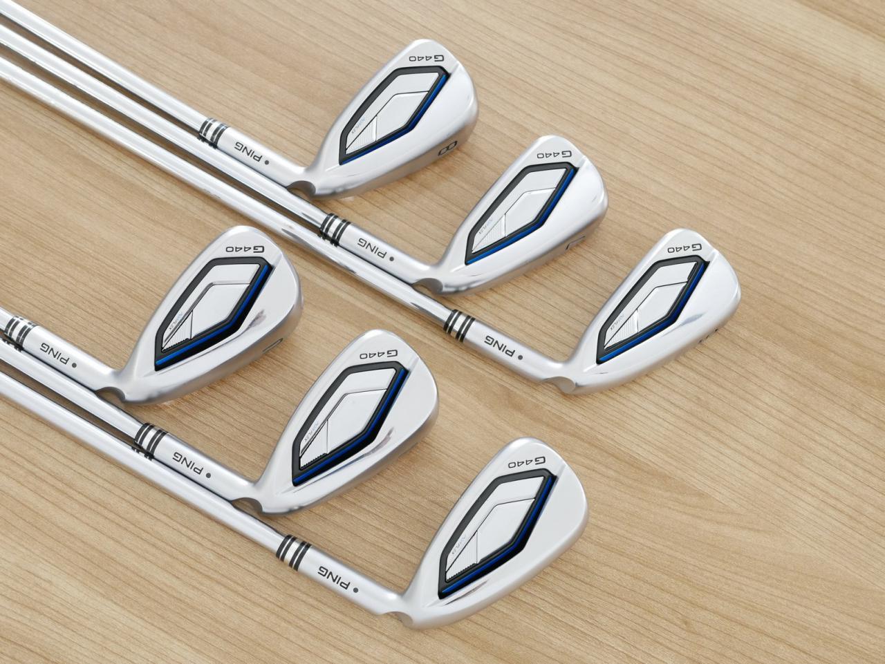 Iron set : Ping : ชุดเหล็ก Ping G440 (รุ่นล่าสุด ออกปี 2025 Japan Spec. ใบใหญ่ ง่าย ไกล) มีเหล็ก 6-W,45 (6 ชิ้น) ก้านเหล็ก NS Pro 750 NEO Flex R