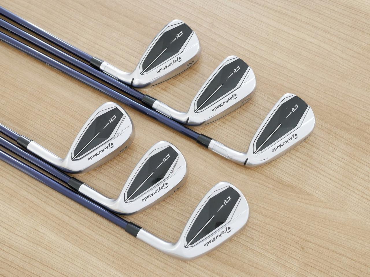 Iron set : Taylormade : ชุดเหล็ก Taylormade Qi (รุ่นล่าสุด ออกปี 2024 Japan Spec.) มีเหล็ก 6-Pw,Aw (6 ชิ้น) ก้านกราไฟต์ Mitsubishi Diamana TM60 Flex R
