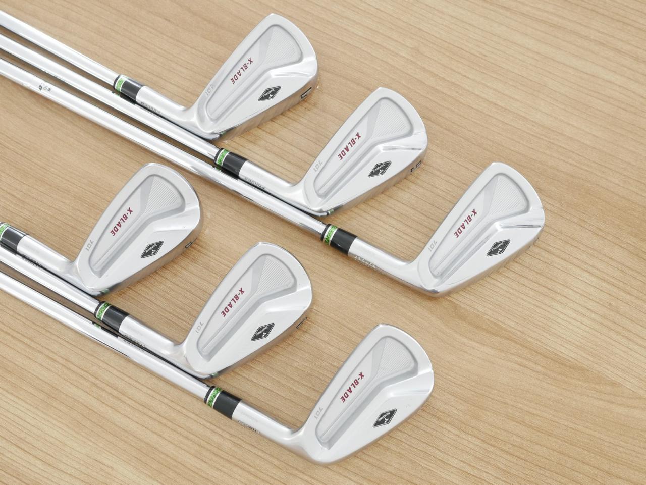 Iron set : Tourstage : ชุดเหล็ก Tourstage X-Blade 701 Forged มีเหล็ก 5-Pw (6 ชิ้น) ก้านเหล็ก Dynamic Gold S300