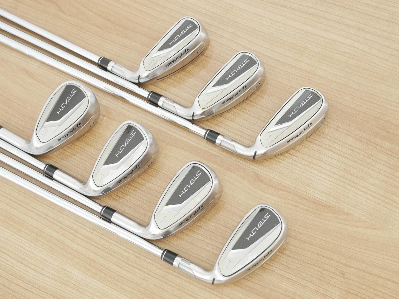 Iron set : Taylormade : ชุดเหล็ก Taylormade Stealth HD (ออกปี 2022 Japan Spec. ใบใหญ่มาก ตีง่ายสุดๆ) มีเหล็ก 5-Pw,Sw (7 ชิ้น) ก้านเหล็ก KBS Max MT 80 Flex S