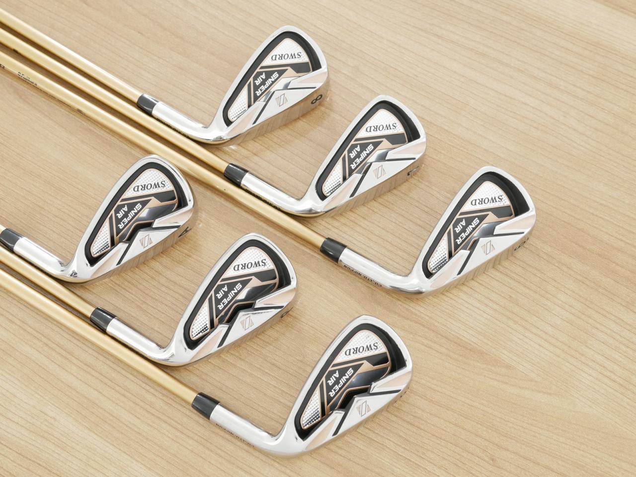 Iron set : Katana : ชุดเหล็ก Katana Sword Sniper AIR (หน้าเด้ง) มีเหล็ก 6-Pw,Aw (6 ชิ้น) ก้านกราไฟต์ Fujikura Air Speeder Flex R