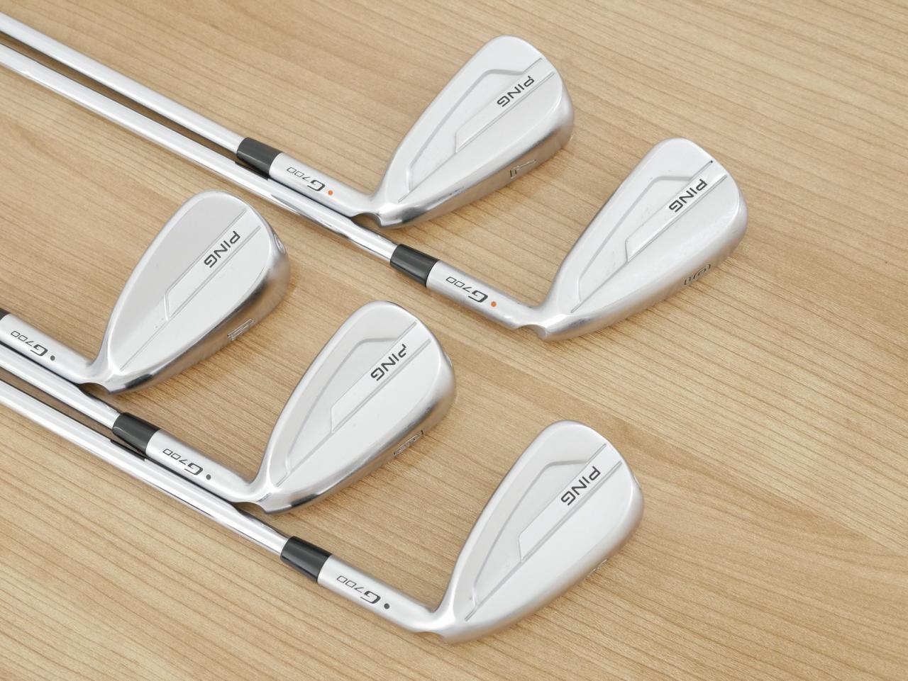 Iron set : Ping : ชุดเหล็ก Ping G700 (ปี 2019 Japan Spec. ใบใหญ่ ง่ายที่สุด ไกลที่สุดของ Ping) มีเหล็ก 6-Pw (5 ชิ้น) ก้านเหล็ก NS Pro ZELOS 6 Flex R