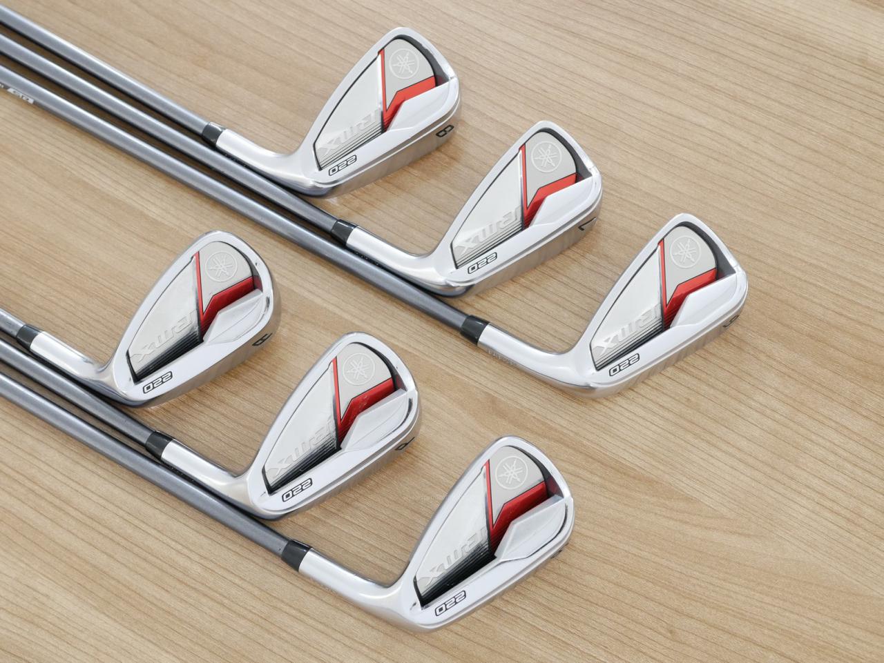Iron set : Yamaha : ชุดเหล็ก Yamaha RMX 220 (ปี 2021 หน้าเด้ง ตีไกลมาก) มีเหล็ก 6-Pw,Aw (6 ชิ้น) ก้านกราไฟต์ Flex SR