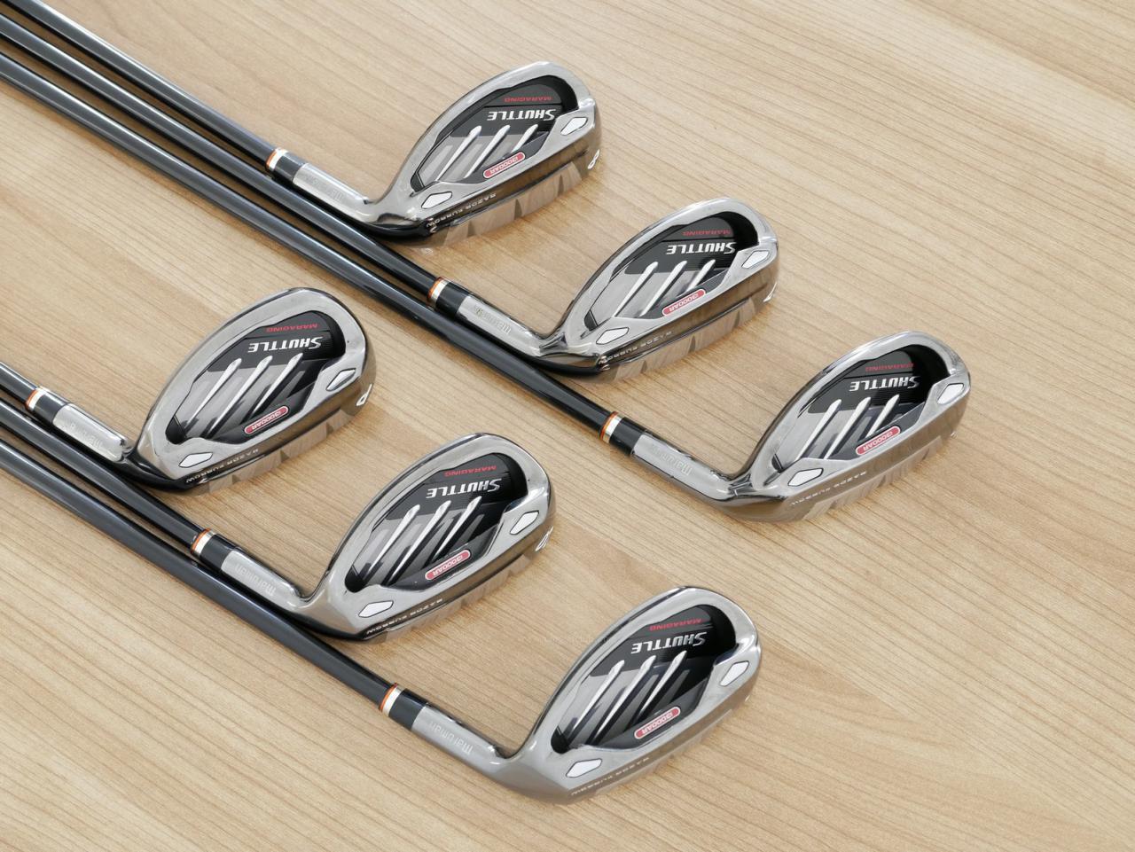 Iron set : Maruman : ชุดเหล็กกระเทย Maruman Shuttle i3000AR (ตีง่าย ไกลมาก) มีเหล็ก 6-10,Pw (6 ชิ้น) ก้านกราไฟต์ Flex R