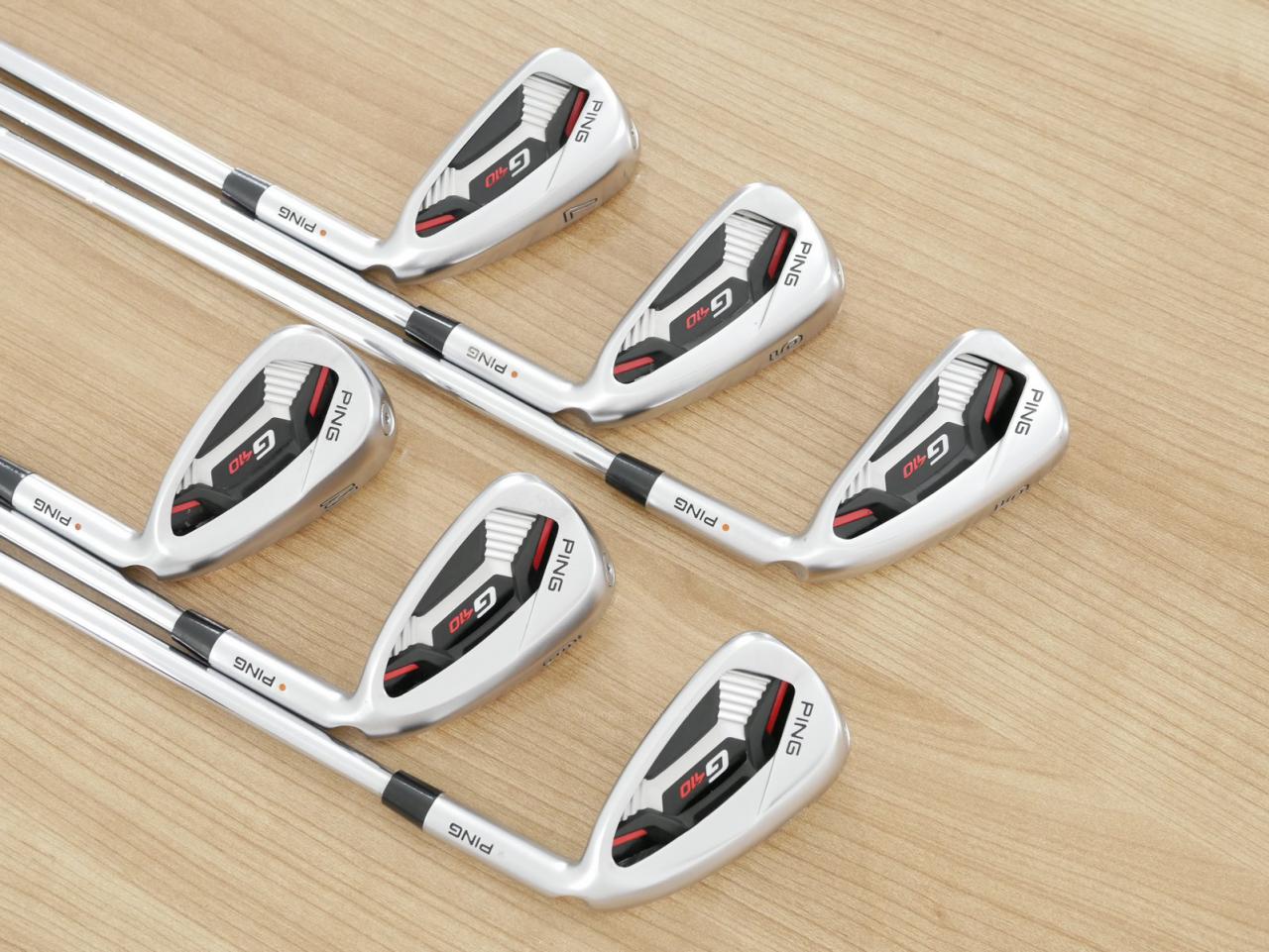 Iron set : Ping : ชุดเหล็ก Ping G410 (รุ่นปี 2019 Japan Spec. ใบใหญ่ ง่าย ไกล) มีเหล็ก 5-Pw (6 ชิ้น) ก้านเหล็ก Dynamic Gold 120 VSS S200