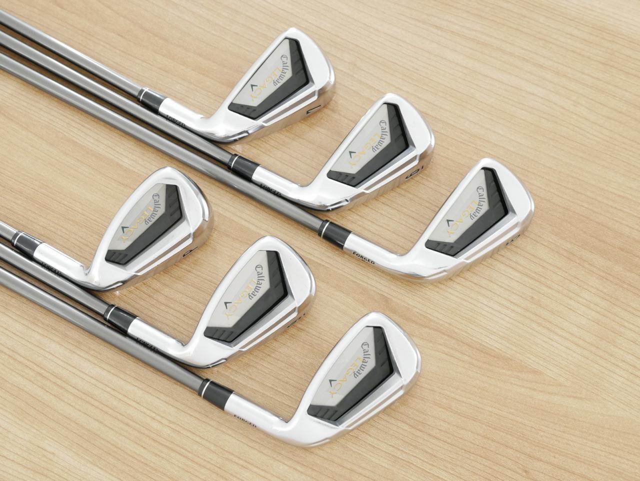 Iron set : Callaway : ชุดเหล็ก Callaway Legacy V (Forged) มีเหล็ก 5-Pw (6 ชิ้น) ก้านกราไฟต์ Flex SR