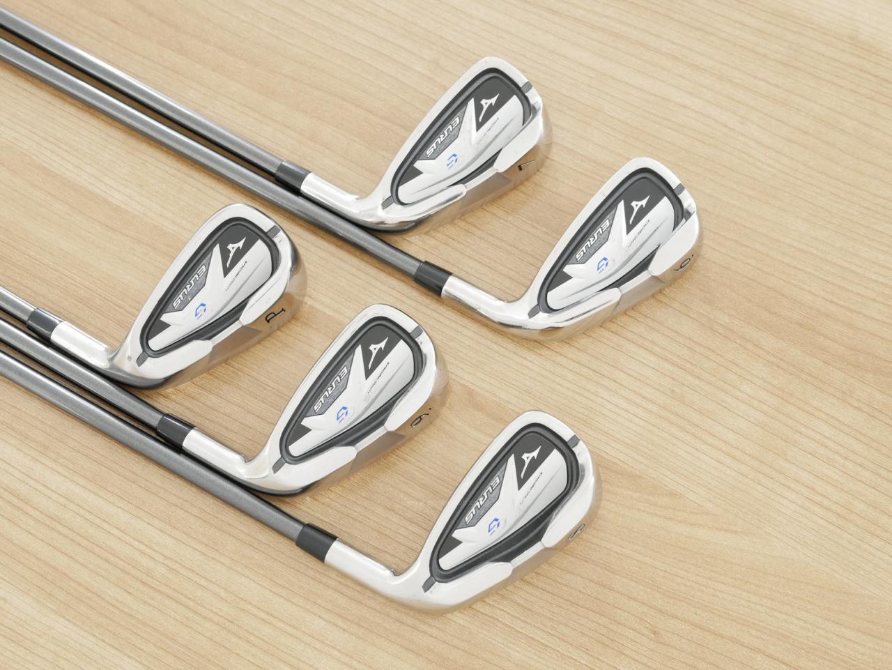 Iron set : Mizuno : ชุดเหล็ก Mizuno EURUS G6 (ใบใหญ่ ตีง่าย) มีเหล็ก 6-Pw (5 ชิ้น) ก้านกราไฟต์ Flex SR
