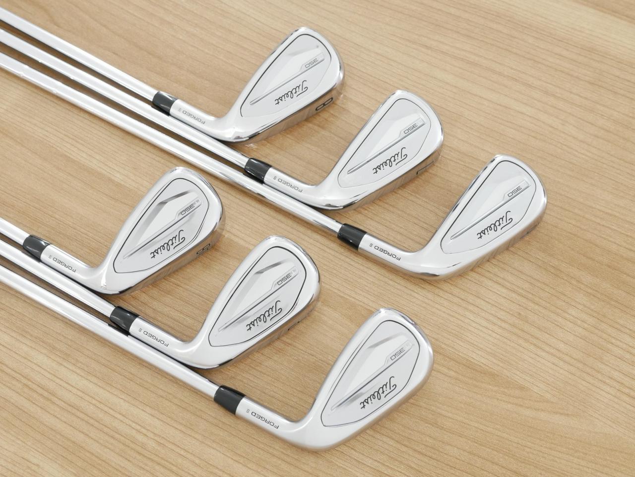 Iron set : Titleist : ชุดเหล็ก Titleist T350 Forged (รุ่นใหม่ล่าสุด ออกปี 2023) มีเหล็ก 6-Pw,48 (6 ชิ้น) ก้านเหล็ก NS Pro 105T Flex S