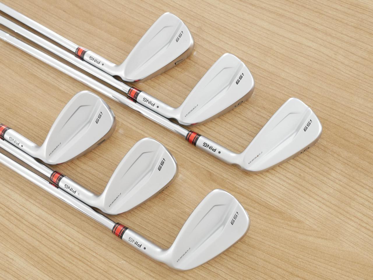 Iron set : Ping : ชุดเหล็ก Ping i59 Forged (ออกปี 2022 คม แน่นมากๆ) มีเหล็ก 5-Pw (6 ชิ้น) ก้านเหล็ก NS Pro Modus 105 Flex R