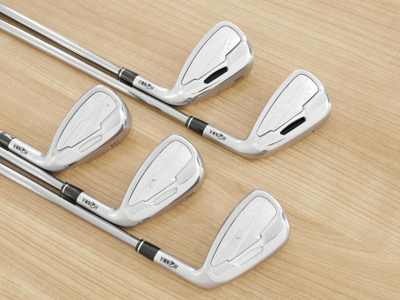 Iron set : Honma : **ก้าน 3 ดาว** ชุดเหล็ก Honma Beres NX (รุ่นปี 2023) มีเหล็ก 7-11 (5 ชิ้น) ก้านกราไฟต์ Honma Vizard IB-WF 85 Flex S (3 ดาว)