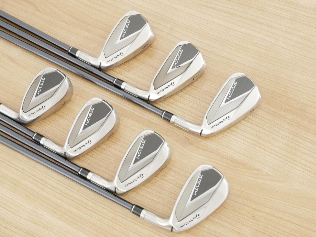 Iron set : Taylormade : ชุดเหล็ก Taylormade Stealth (ออกปี 2022 Japan Spec.) มีเหล็ก 6-Pw,Aw,Sw (7 ชิ้น) ก้านกราไฟต์ Mitsubishi Tensei TM60 Flex R