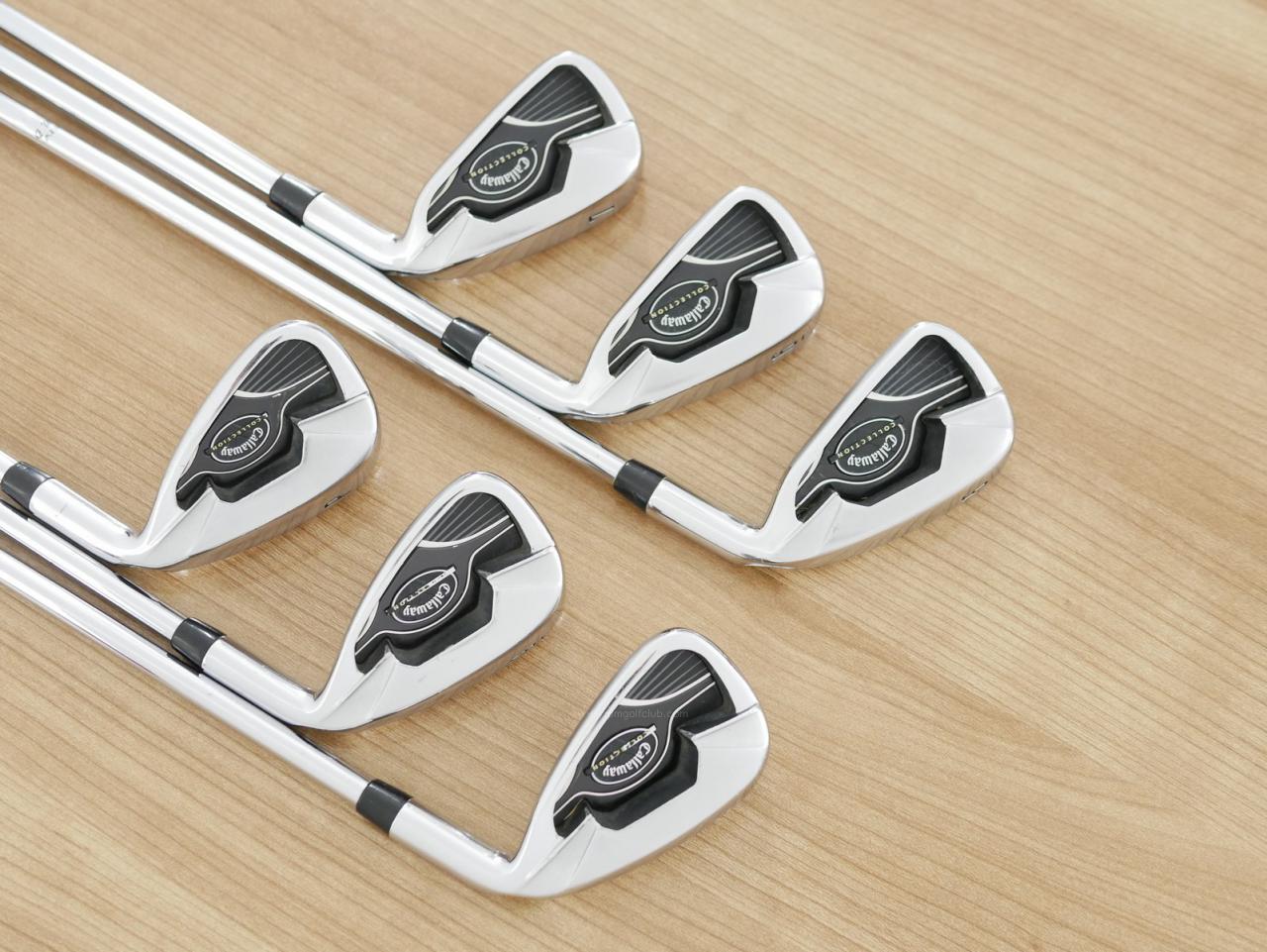 Iron set : Callaway : **มีตำหนิ** ชุดเหล็ก Callaway Collection (ตีง่าย ไกล Japan Spec) มีเหล็ก 5-Pw (6 ชิ้น) ก้านเหล็ก GS90 CPT S200