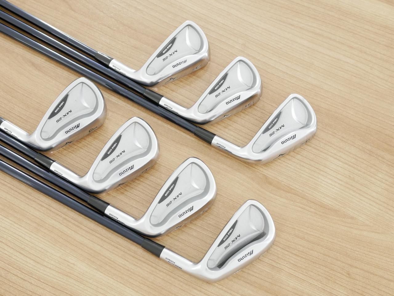 Iron set : Mizuno : ชุดเหล็ก Mizuno MX-25 HEMI COG Forged มีเหล็ก 4-Pw (7 ชิ้น) ก้านกราไฟต์ Flex R