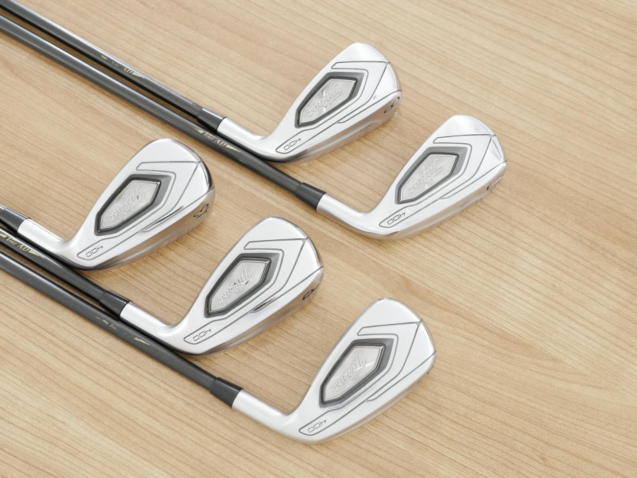 Iron set : Titleist : ชุดเหล็ก Titleist T400 (ตีง่ายที่สุด ไกลที่สุด ออกปี 2020) มีเหล็ก 7-Pw,43 (5 ชิ้น) ก้านกราไฟต์ Tour AD AD-65 II Flex S
