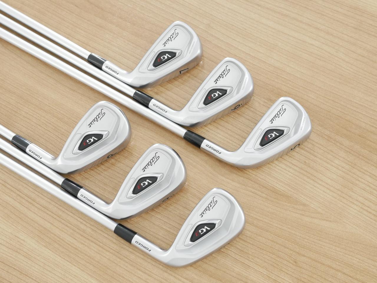 Iron set : Titleist : ชุดเหล็ก Titleist VG3 Forged (Japan Spec. นุ่มแน่น) มีเหล็ก 5-Pw (6 ชิ้น) ก้านกราไฟต์ Mitsubishi Rayon VGI Flex S