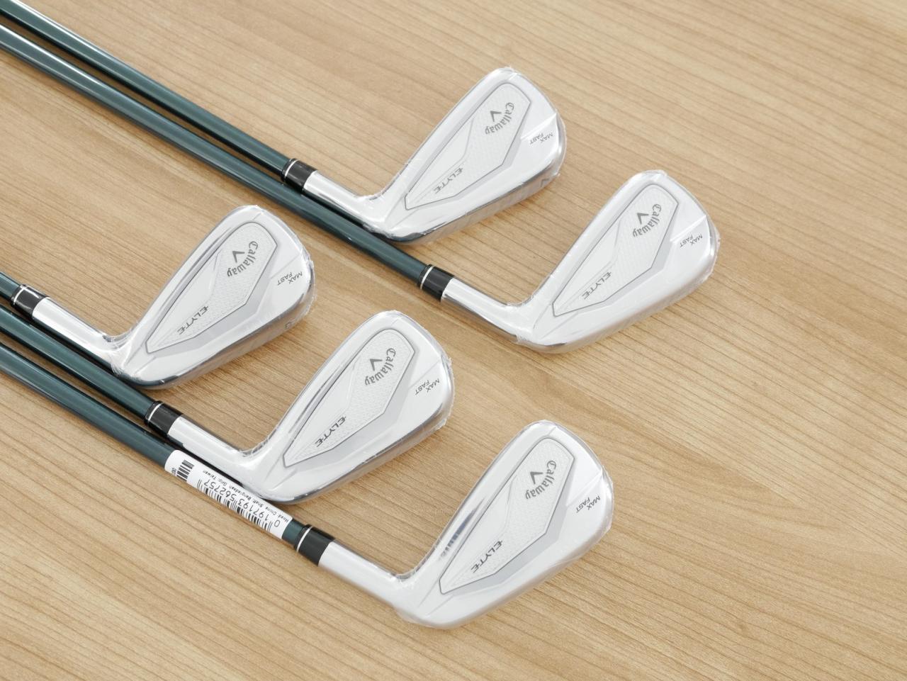 Iron set : Callaway : **ของใหม่ ยังไม่แกะพลาสติก** ชุดเหล็ก Callaway ELYTE Max Fast (รุ่นล่าสุด ออกปี 2025 ตีง่ายมาก ไกล Japan Spec.) มีเหล็ก 6-Pw (5 ชิ้น) ก้านกราไฟต์ UST Mamiya LINQ 40 Flex R