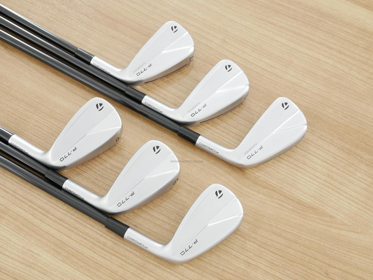Iron set : Taylormade : ชุดเหล็ก Taylormade P770 Forged (รุ่นปี 2023 นุ่ม แน่น)  มีเหล็ก 5-Pw (6 ชิ้น) ก้านกราไฟต์ Mitsubishi Diamana Thump i95 Flex S