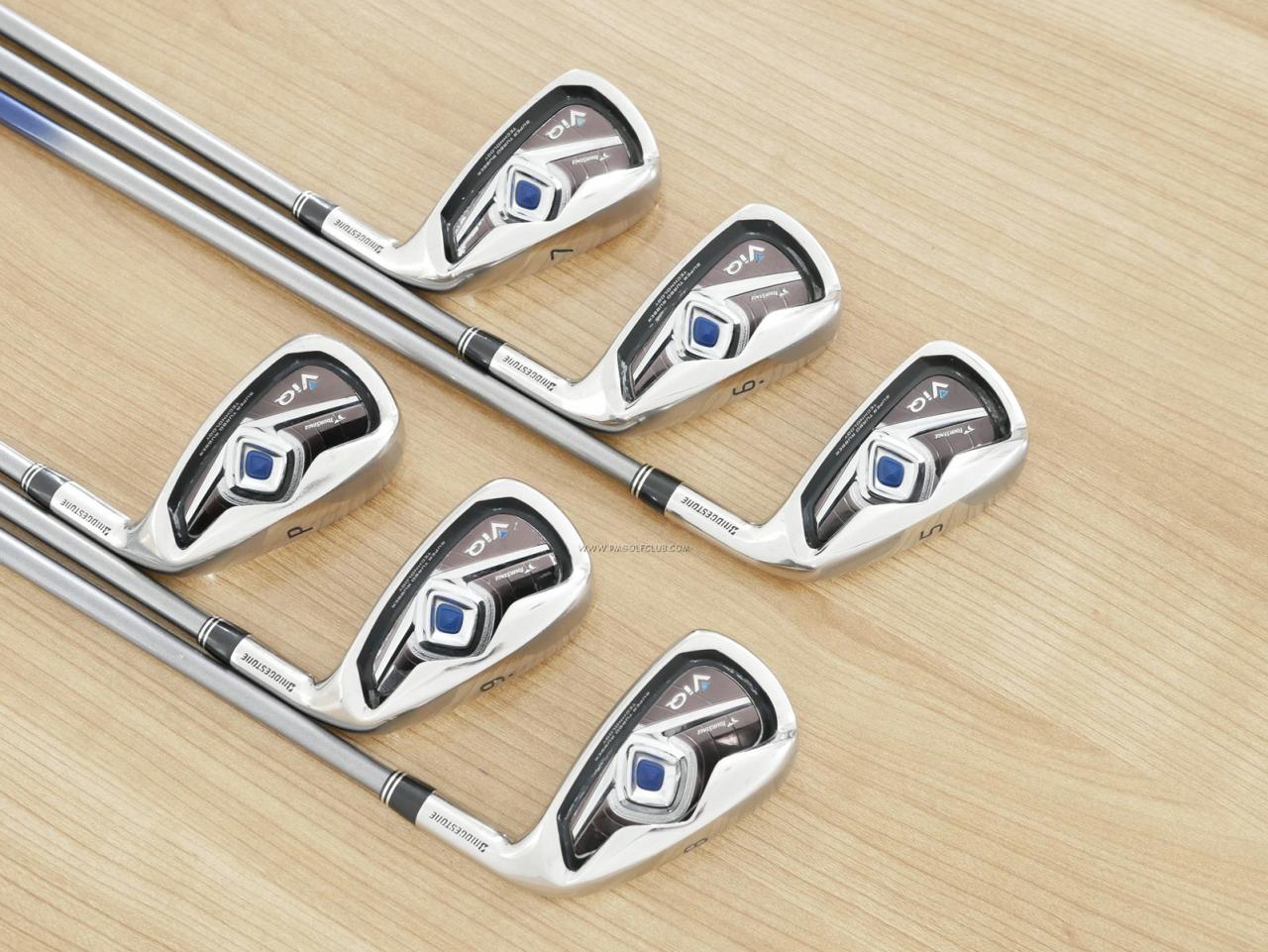 Iron set : Tourstage : ชุดเหล็ก Tourstage VIQ มีเหล็ก 5-Pw (6 ชิ้น) ก้านกราไฟต์ FLex R