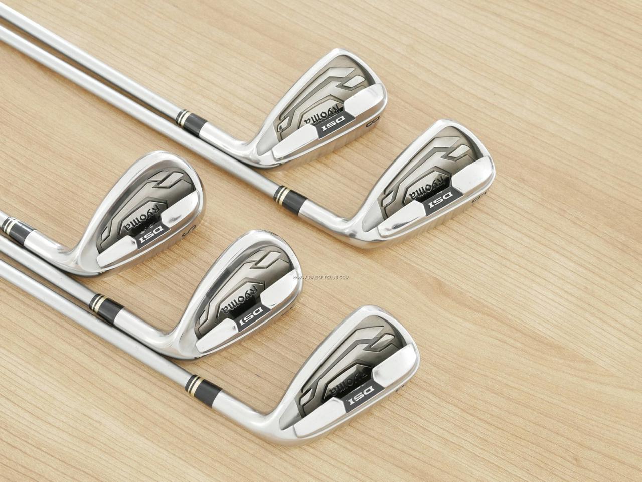 Iron set : Other Brand : ชุดเหล็ก Ryoma DSI (ตีง่ายมาก ไกลมากๆ หายากสุดๆ) มีเหล็ก 8-Pw,Aw,Sw (5 ชิ้น) ก้านตัวท็อป RYOMA BEYOND POWER IRON FLEX ∞