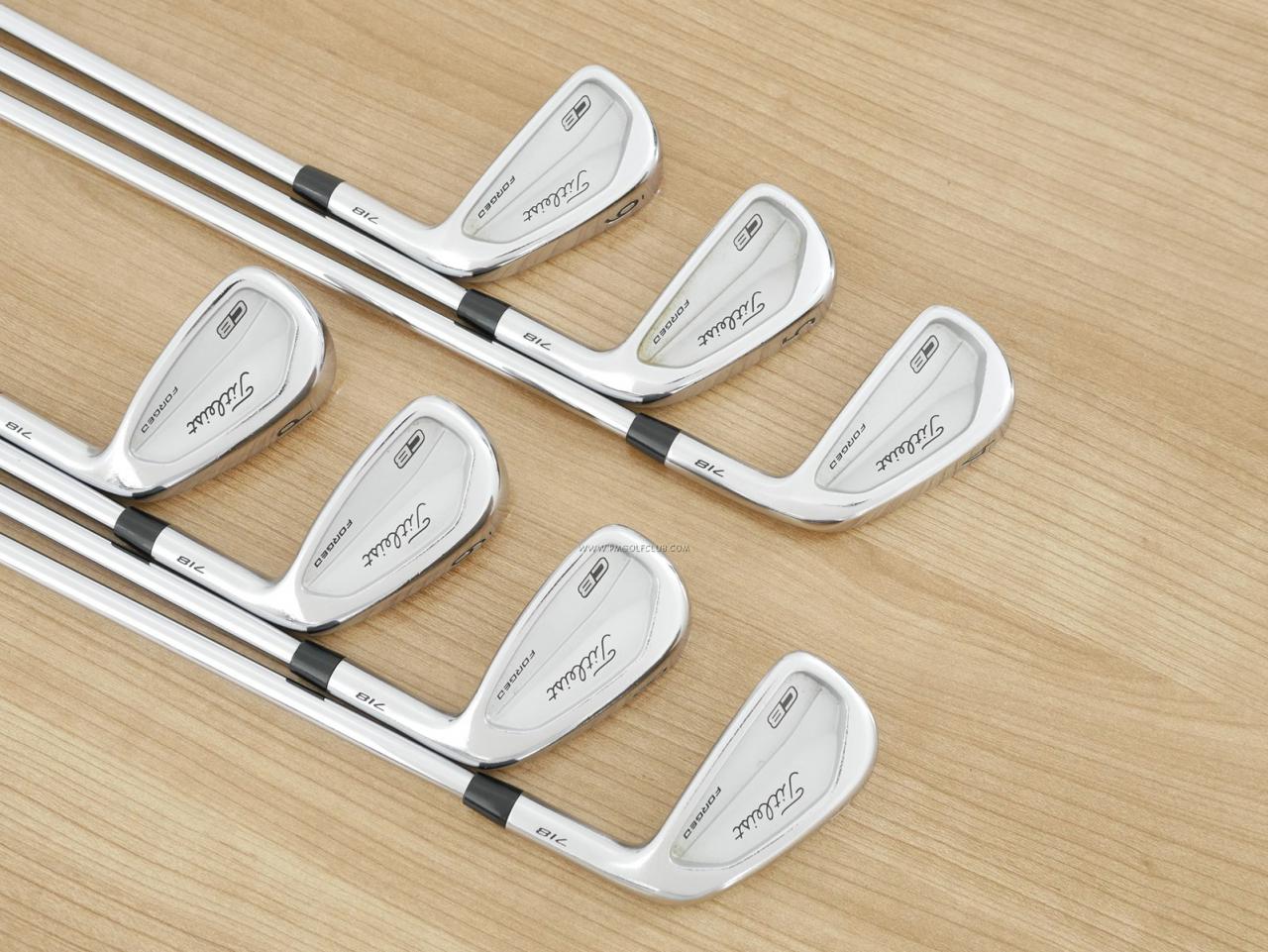Iron set : Titleist : ชุดเหล็ก Titleist 718 CB Forged (ออกปี 2018) มีเหล็ก 4-Pw (7 ชิ้น) ก้านเหล็ก NS Pro ZELOS 8 Flex S