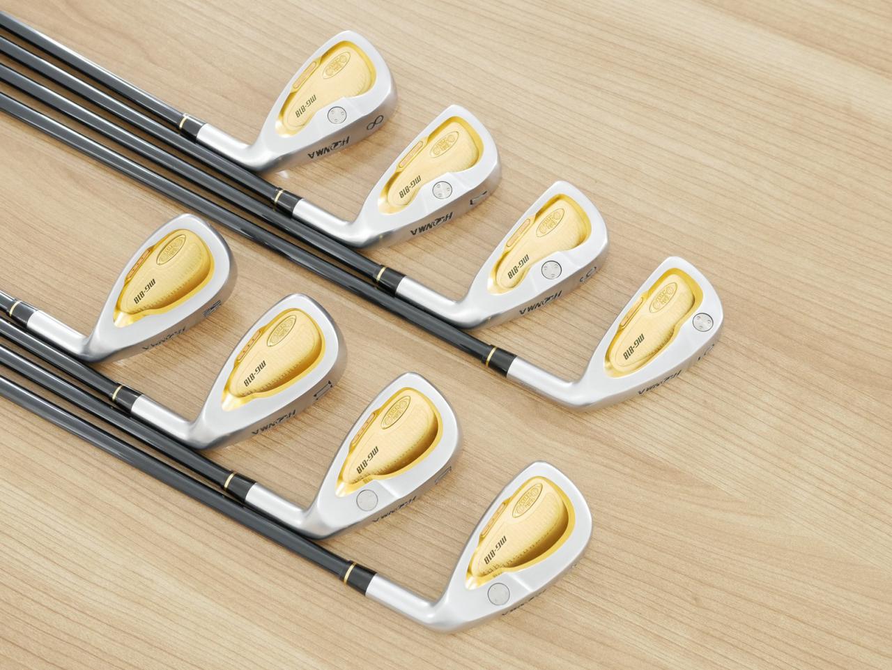 Iron set : Honma : **ก้าน 3 ดาว** ชุดเหล็ก Honma TwinMarks MG818 (รุ่นหายากก) มีเหล็ก 5-11,Sw (8 ชิ้น) ก้านกราไฟต์ ARMRQ 851 Flex R (3 ดาว)