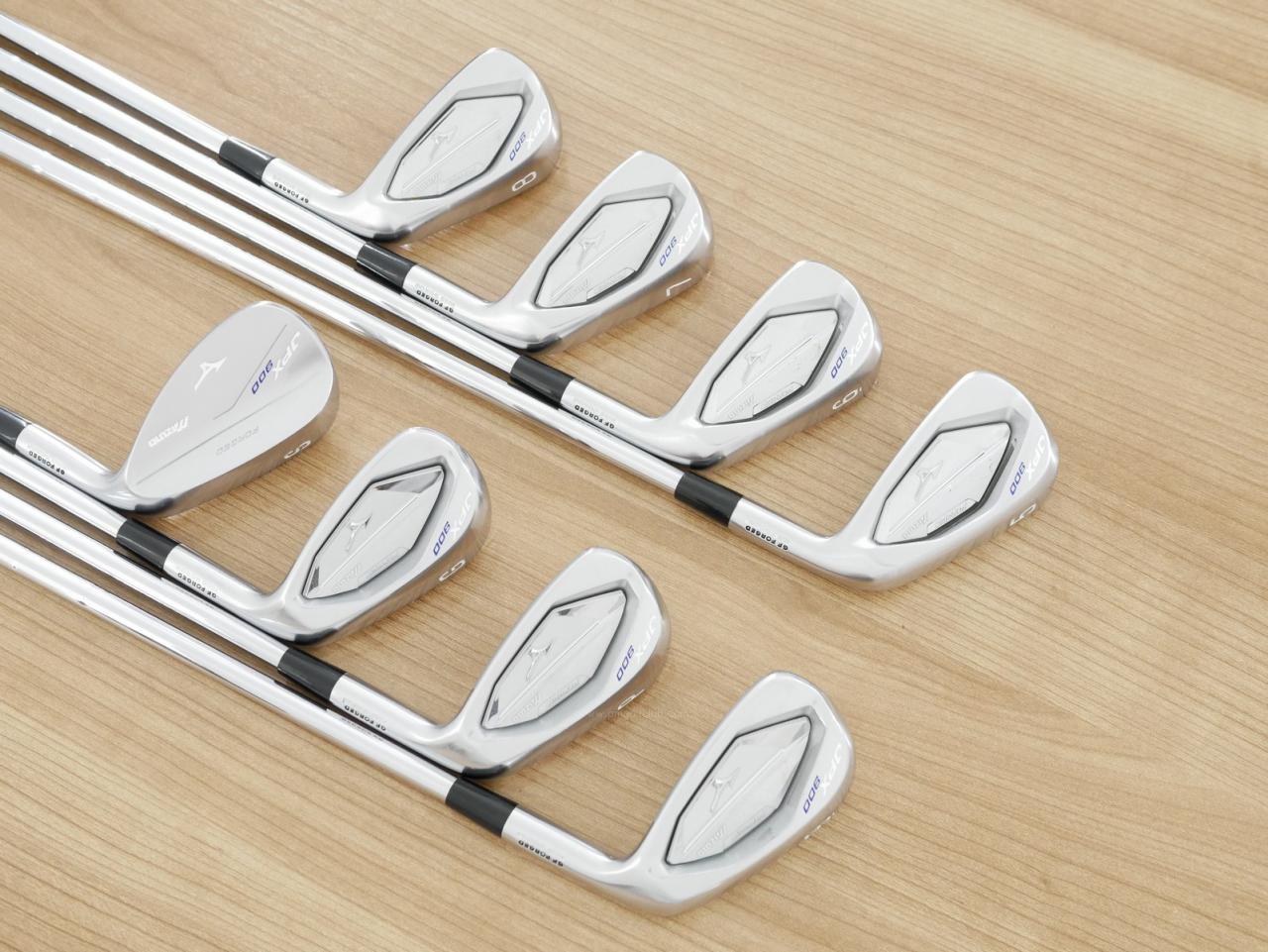 Iron set : Mizuno : ชุดเหล็ก Mizuno JPX 900 Forged (นุ่มมาก ตีง่าย ระยะดี) มีเหล็ก 5-Pw,Aw,Sw (8 ชิ้น) ก้านเหล็ก NS Pro 950 HT Flex SR
