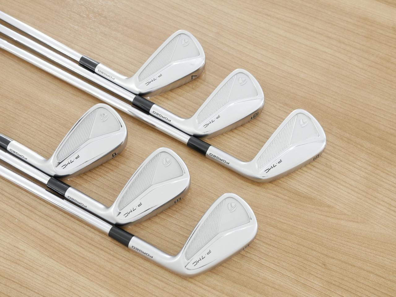 Iron set : Taylormade : ชุดเหล็ก Taylormade P7MC Forged (ซีรี่ย์ท้อปสุด ออกปี 2021) มีเหล็ก 5-Pw (6 ชิ้น) ก้านเหล็ก NS Pro Modus 105 Flex R