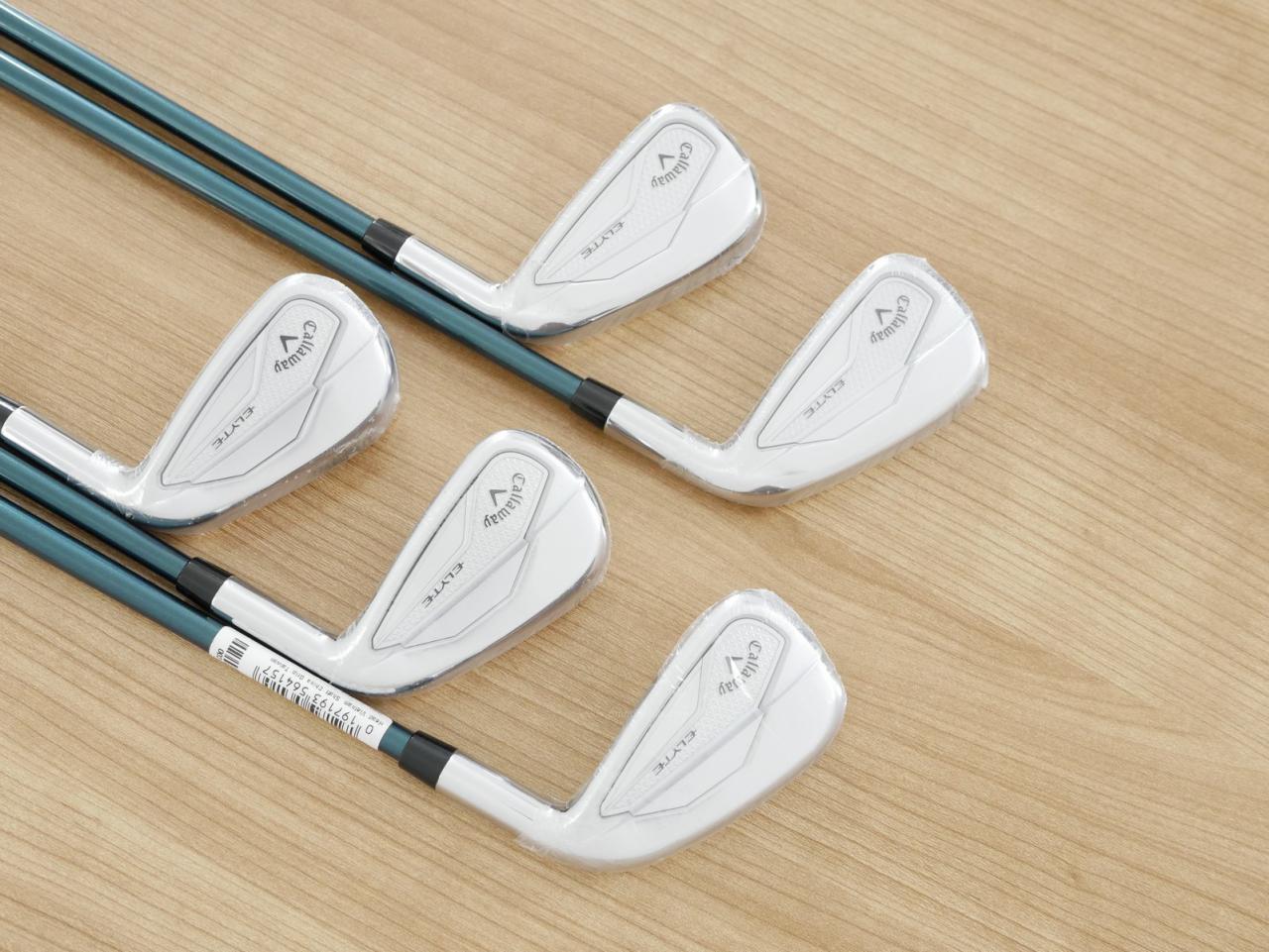 Iron set : Callaway : **ของใหม่ ยังไม่แกะพลาสติก** ชุดเหล็ก Callaway ELYTE (รุ่นล่าสุด ออกปี 2025 ตีง่ายมาก ไกล Japan Spec.) มีเหล็ก 6-Pw (5 ชิ้น) ก้านกราไฟต์ Fujikura VENTUS 5 Flex R