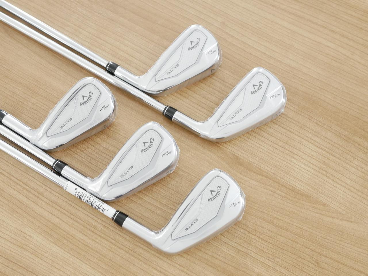 Iron set : Callaway : **ของใหม่ ยังไม่แกะพลาสติก** ชุดเหล็ก Callaway ELYTE Max Fast (รุ่นล่าสุด ออกปี 2025 ตีง่ายมาก ไกล Japan Spec.) มีเหล็ก 6-Pw (5 ชิ้น) ก้านเหล็ก NS Pro ZELOS 7 Flex R