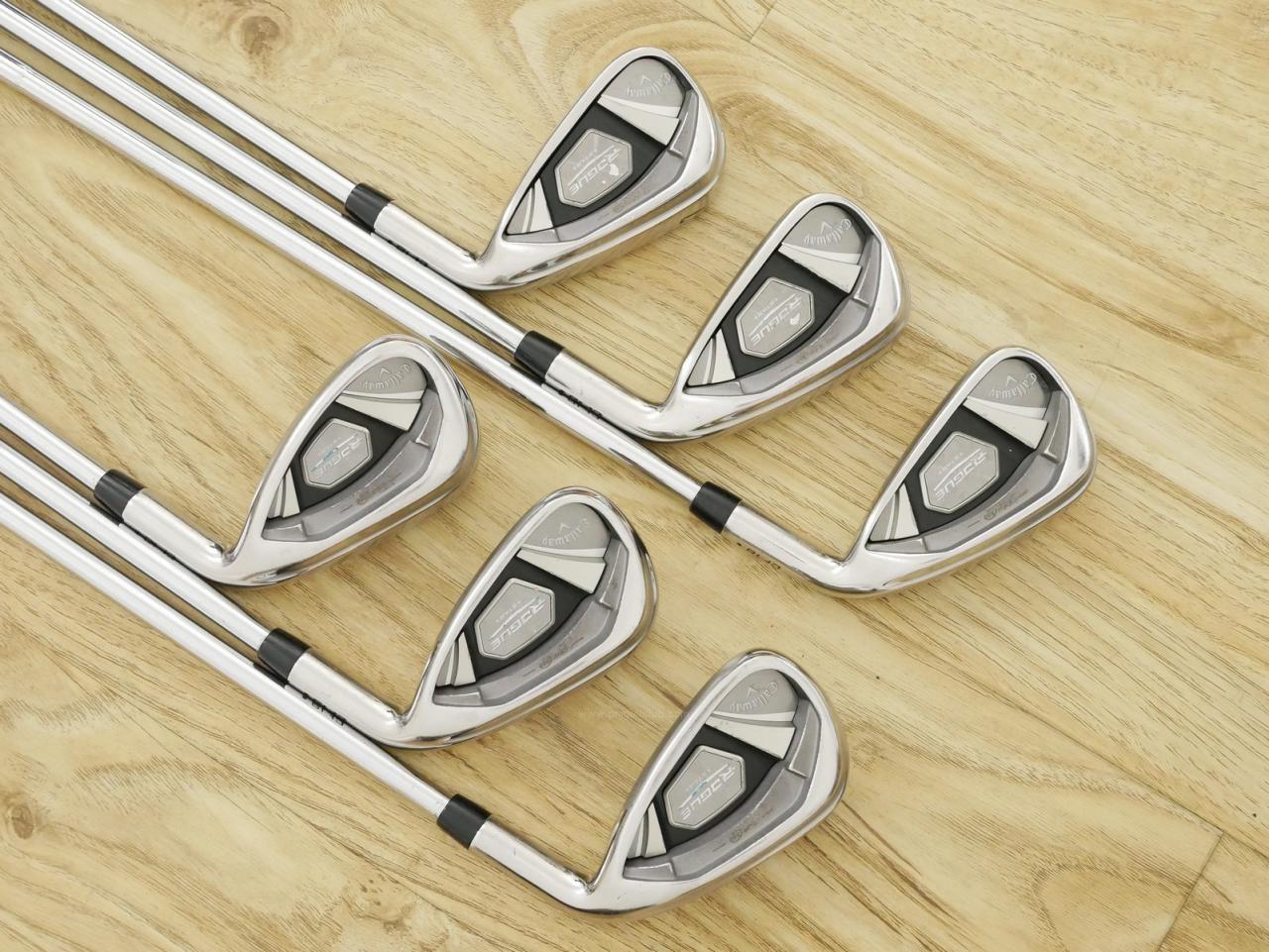 Iron set : Callaway : ชุดเหล็ก Callaway Rogue Star CF18 (ออกปี 2018 ตีง่าย ไกลมากๆ) มีเหล็ก 5-Pw (6 ชิ้น) ก้านเหล็ก NS Pro ZELOS 7 Flex S
