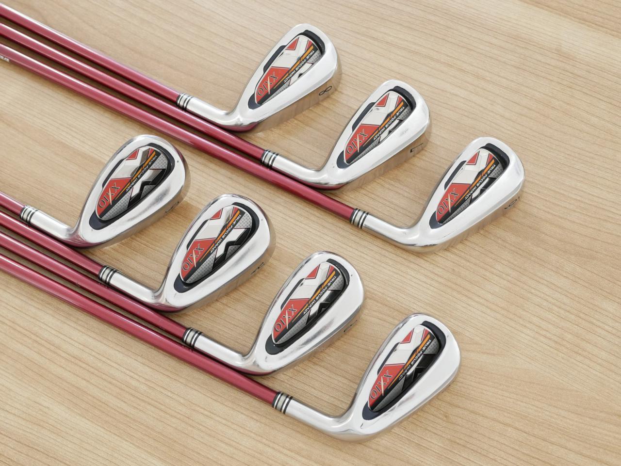 Iron set : XXIO : ชุดเหล็ก XXIO 10 Red (ปี 2019 ตีง่ายมากๆ ไกลมากๆ) มีเหล็ก 6-Pw,Aw,Sw (7 ชิ้น) ก้านกราไฟต์ MP1000 Flex S