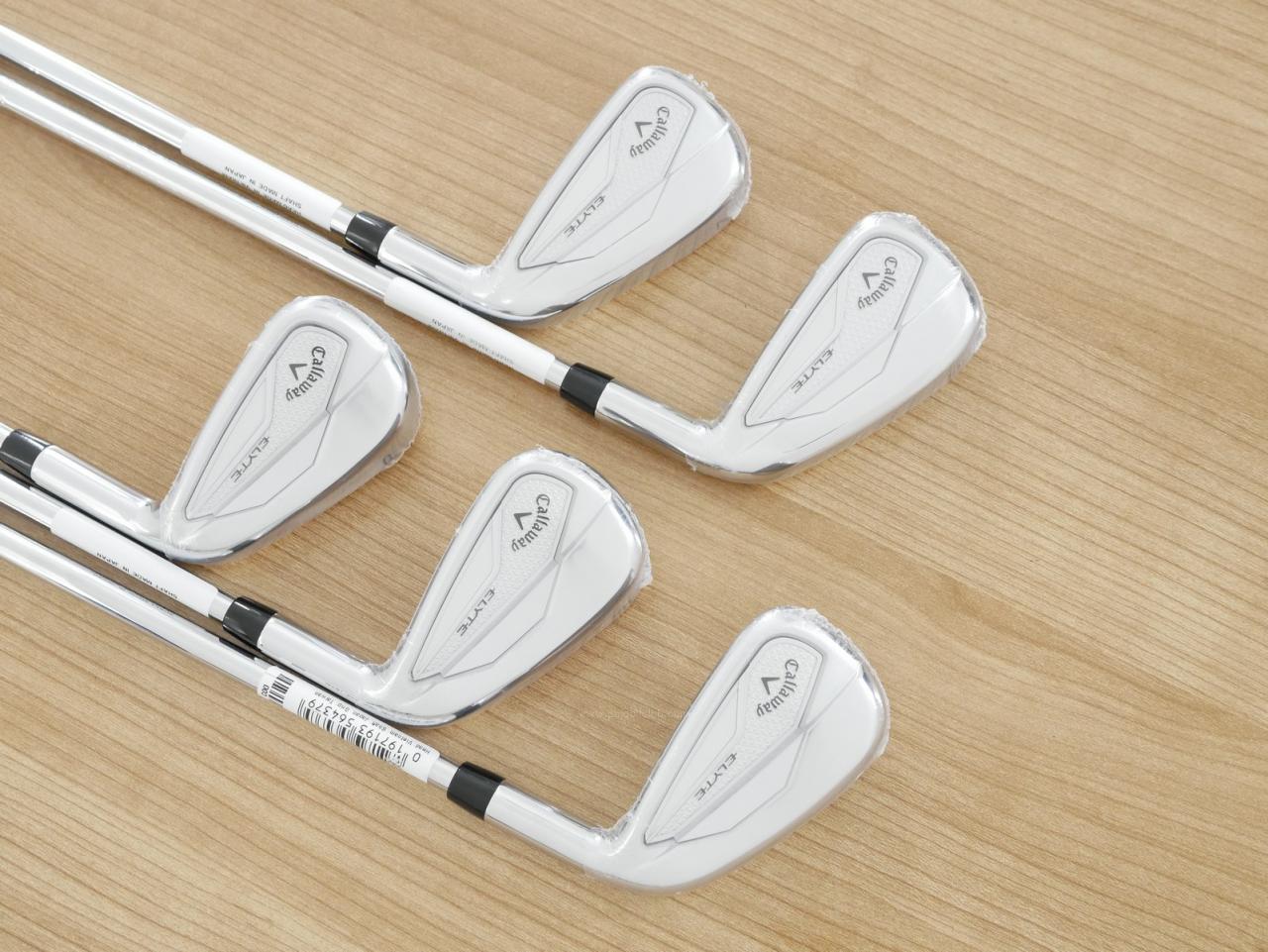 Iron set : Callaway : **ของใหม่ ยังไม่แกะพลาสติก** ชุดเหล็ก Callaway ELYTE (ออกปี 2025 ตีง่ายมาก ไกล Japan Spec.) มีเหล็ก 6-Pw (5 ชิ้น) ก้านเหล็ก NS Pro 950 NEO Flex S