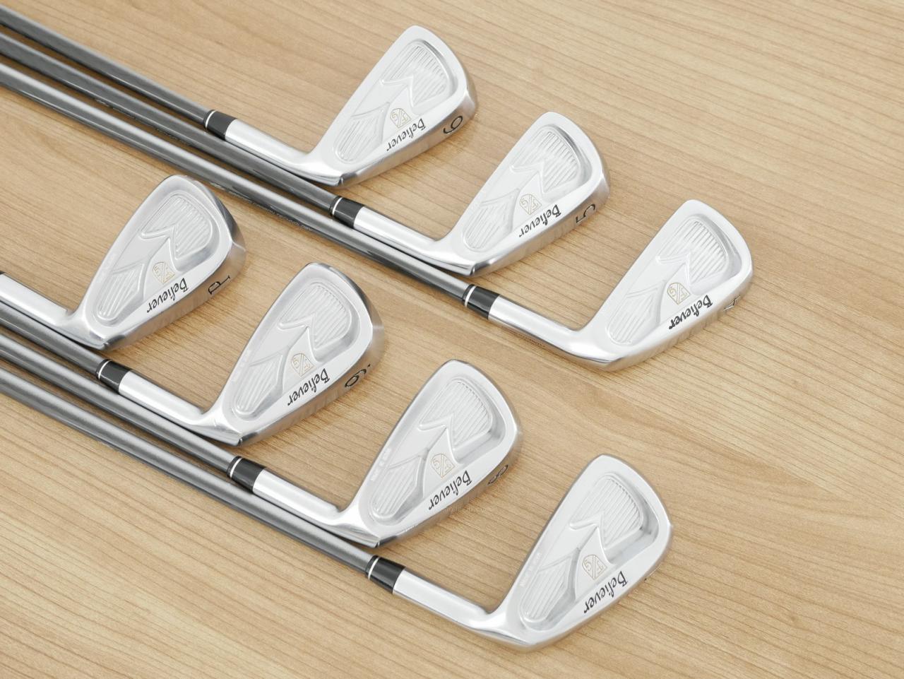 Iron set : Other Brand : ชุดเหล็ก Fujimoto FG Believer Forged (นุ่ม แน่นมากๆๆ หายาก High End สุดๆ) มีเหล็ก 4-Pw (7 ชิ้น) ก้านกราไฟต์ Mitsubishi OTI 100 Flex X
